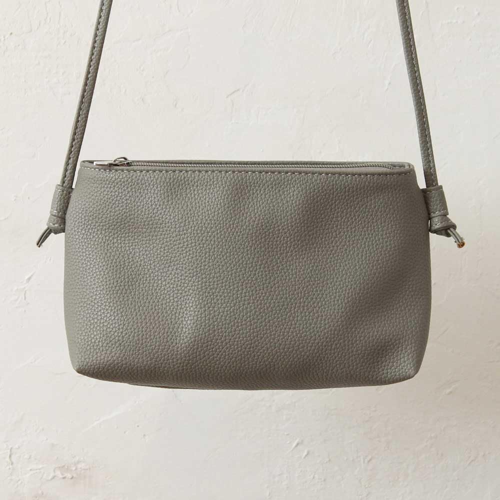 グレー 合成皮革 ビジネスバッグ 取り外し可能なショルダーストラップ グレー 合成皮革 ビジネスバッグ 取り外し可能なショルダー