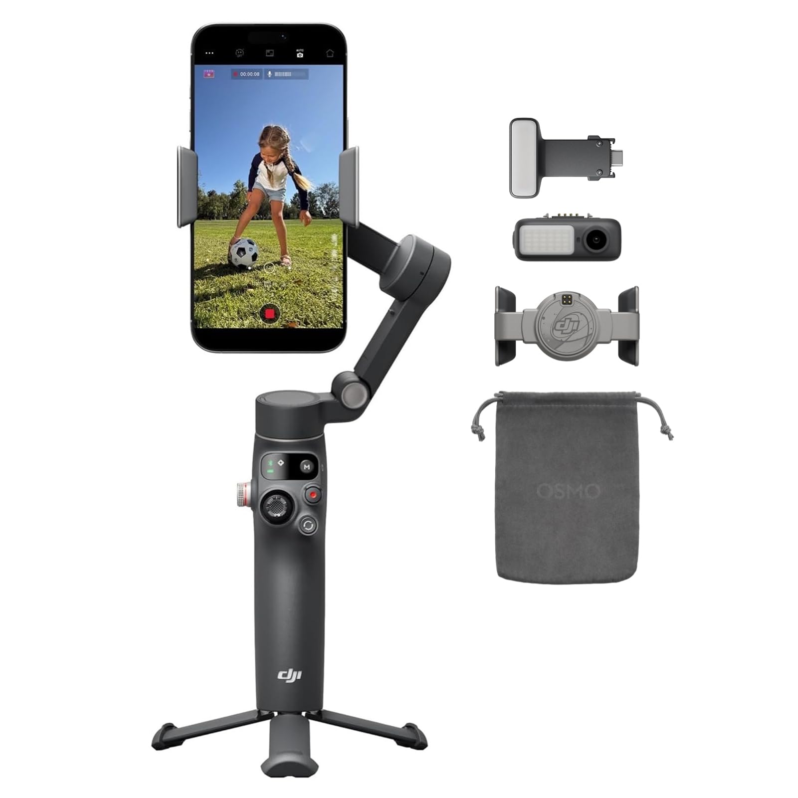 DJI Osmo Mobile 8 Tracking Fill Light Combo