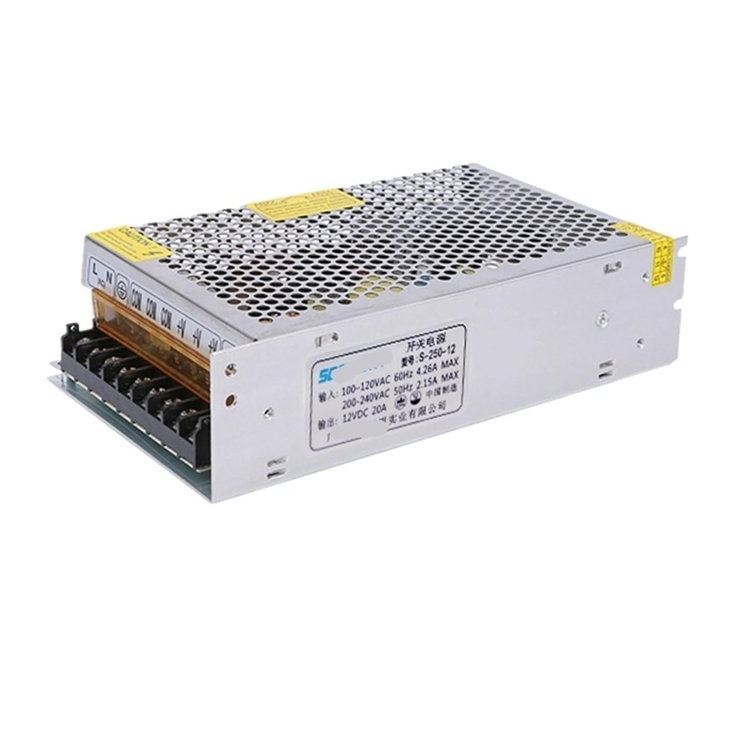 220v to 12v Switching Power Supply DC 5/10aled Light Box Light Strip Light with Decorative Lighting Transformer(12V6.5A)