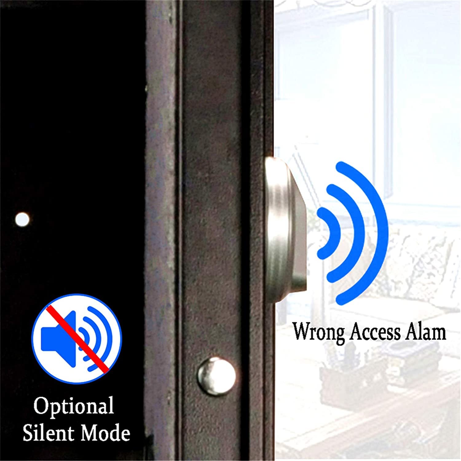 Biometric Rifle Gun Safe, Moutec Quick Access Fingerprint Long Gun Safe