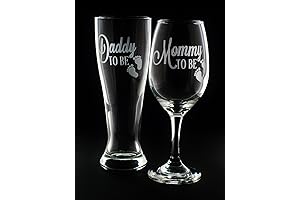 Mesmerizing Mommy Wine Glasses - The Perfect Delight for New Parents' Joyous Moments