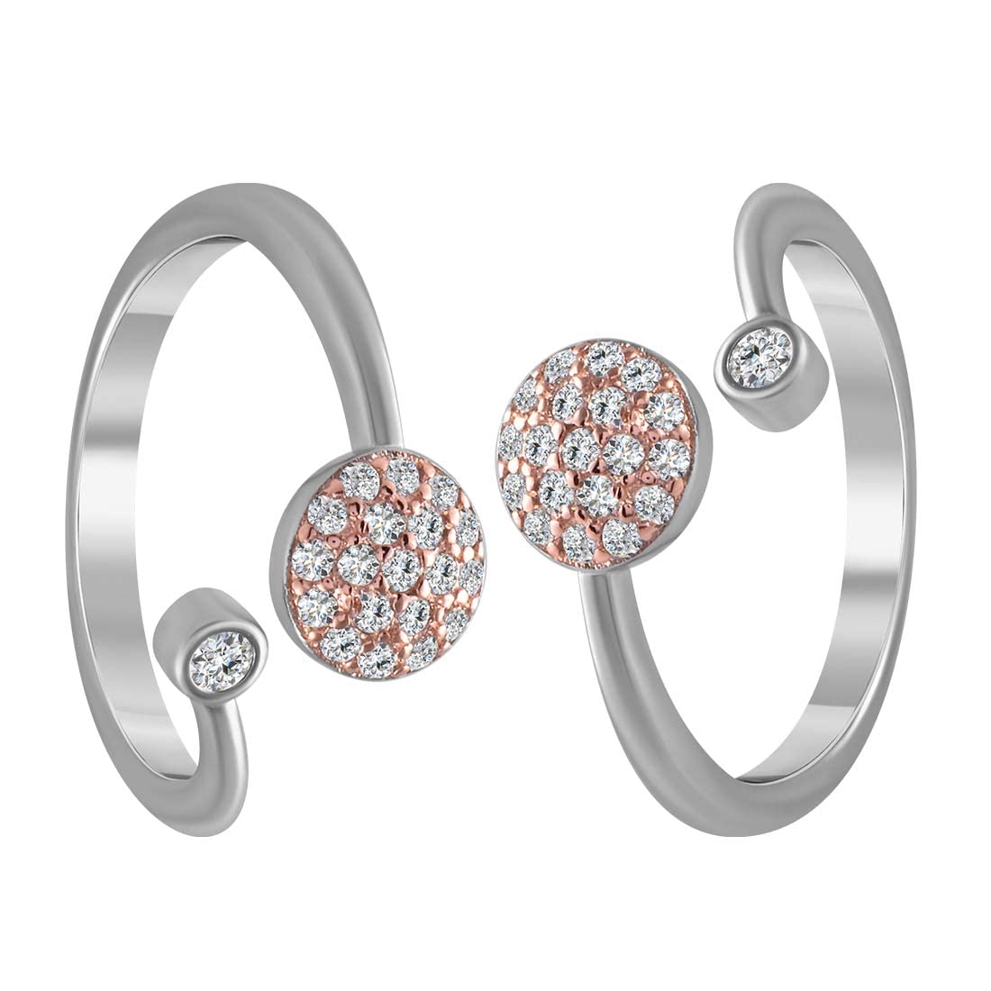 Rihi By P.C.Chandra Pair of Adjustable Round Stone Toe Ring for Women & Girls|4-5 Grams Weight|Gift For Her|925 Sterling Silver|Authenticity (B0C6FDSYJ3) Amazon Price History, Amazon Price Tracker
