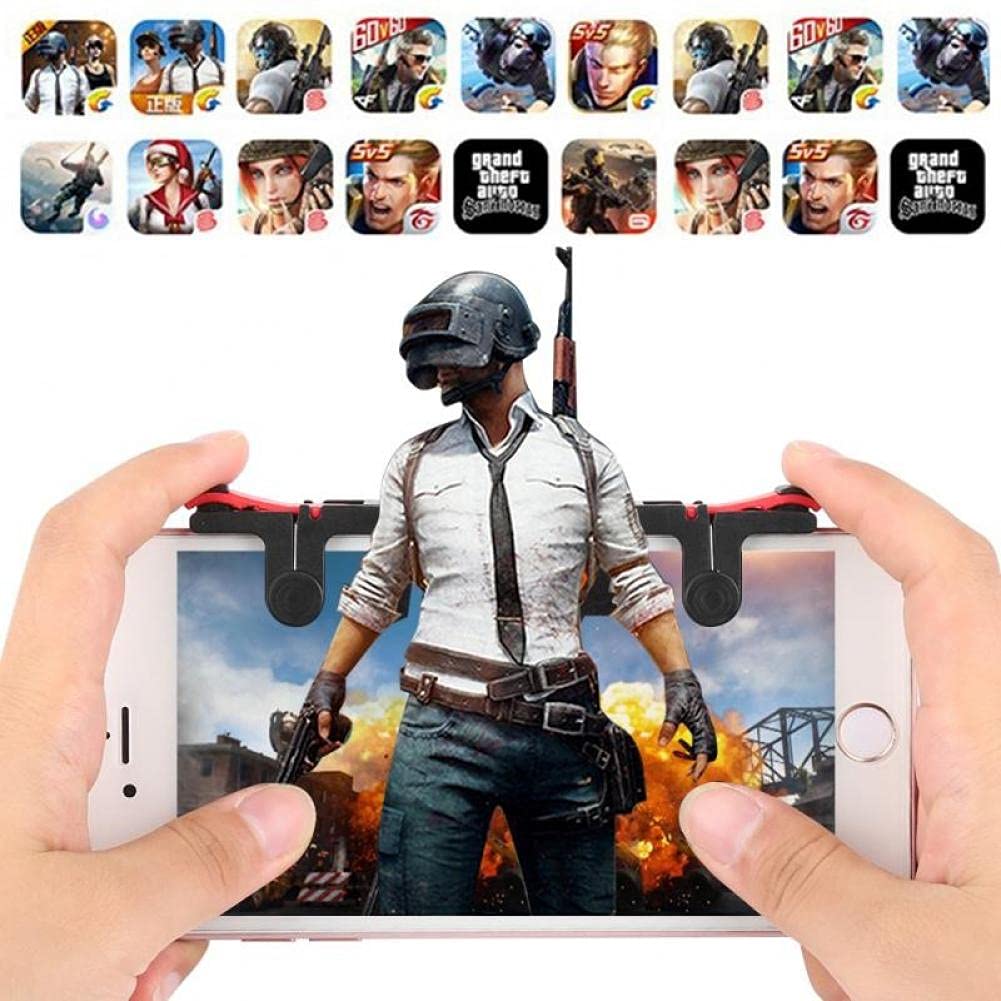 1 Paire Pubg Mobile Controller Gamepad Game Trigger Objectif Bouton L1 R1 Shooter Manette De Jeu pour Différents Modèle De Téléphone Game Pad Accesorios