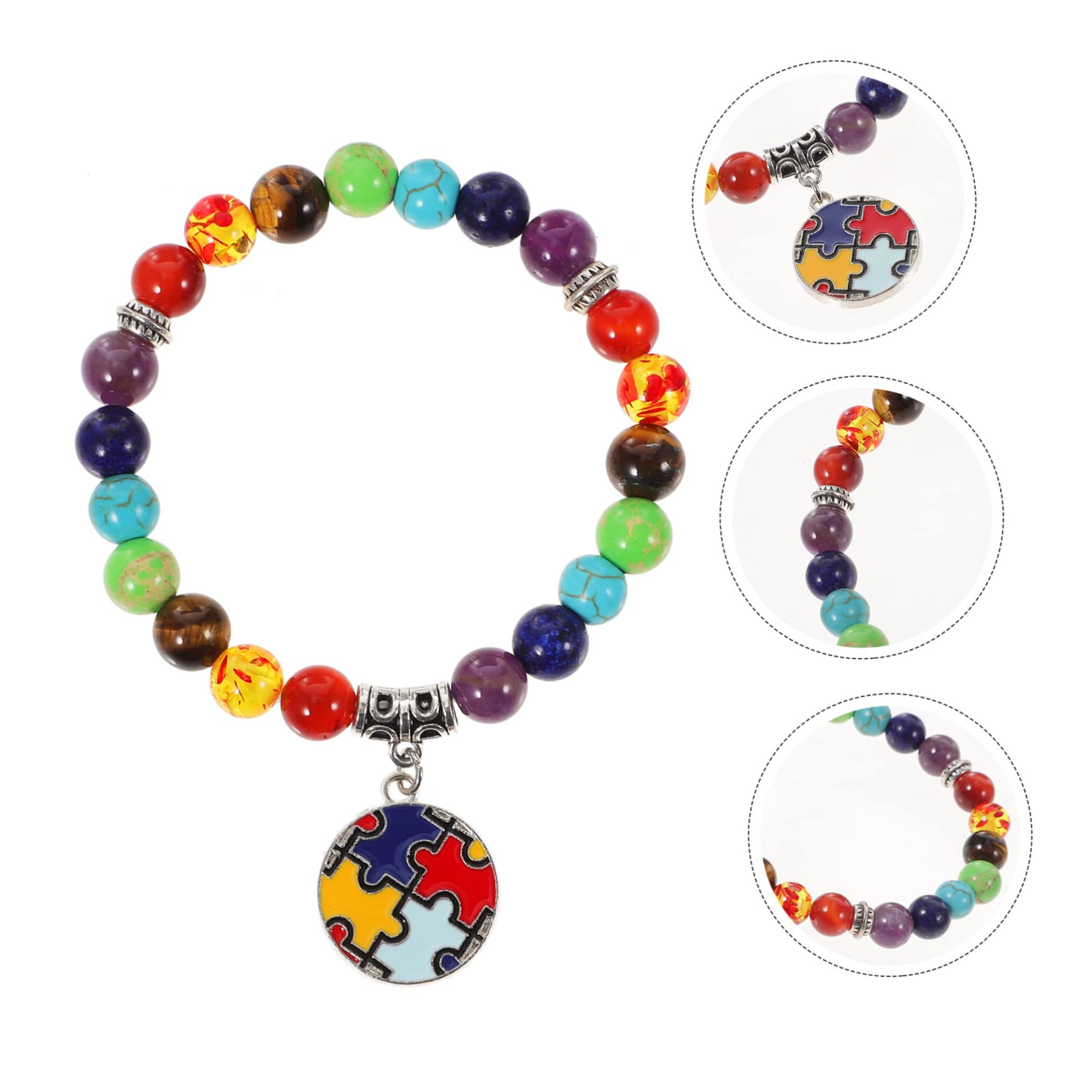 Women's Jewelry Joyas de encantos de ángel Colgante Que fabrican Pulseras para Mujeres de Color Infantil de Color Infantil para niños niños Colorido Pulsera de Piedra Infantil Necklace