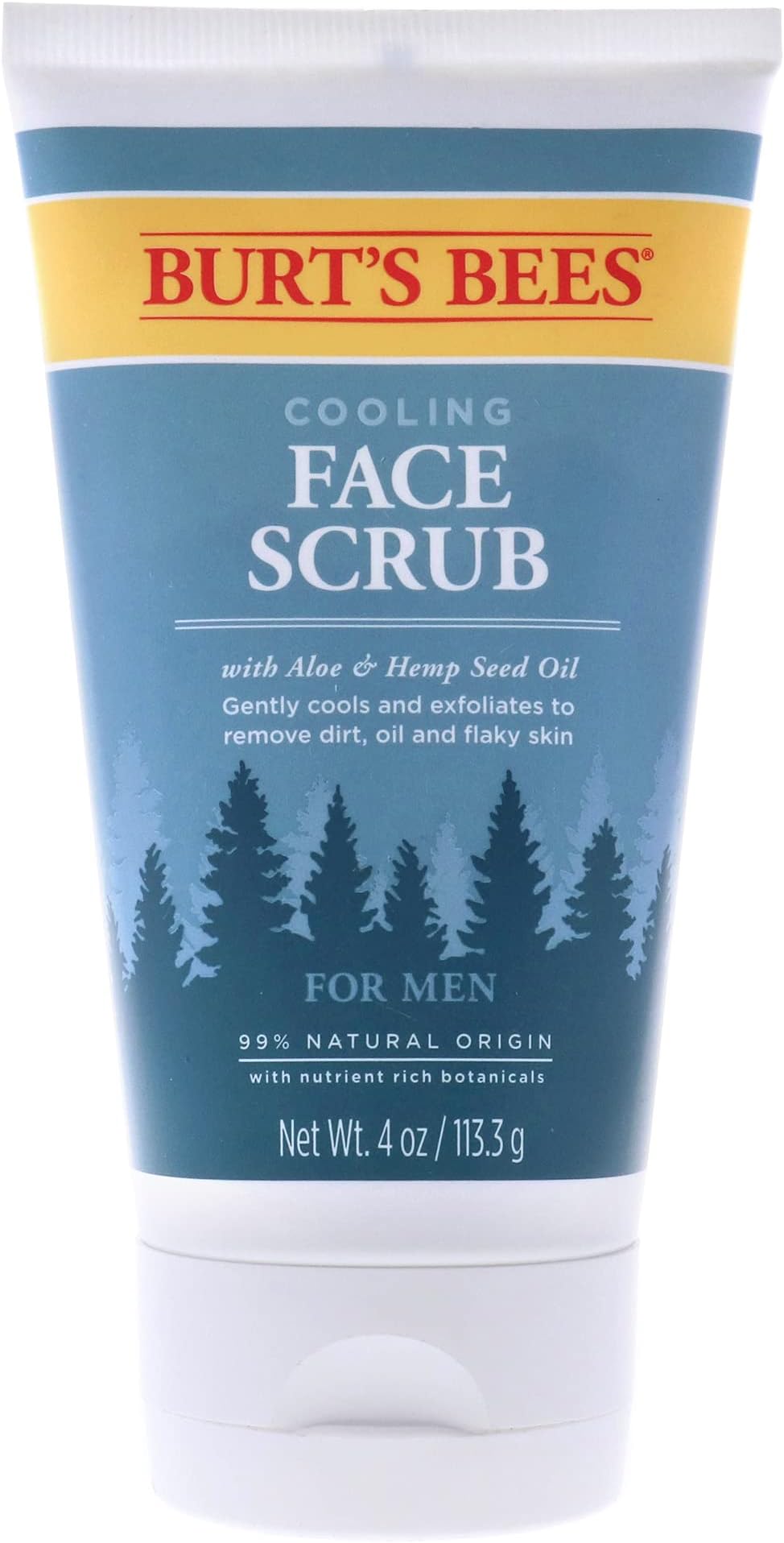Burts Bees Cooling Face Scrub Men 4 oz