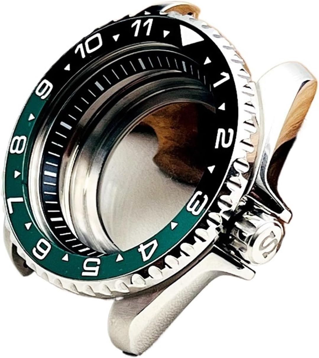 Mod SKX007 Watch Case for NH34 NH35 NH36 4R Movement - 20ATM Waterproof, Sapphire Crystal, Ceramic Bezel