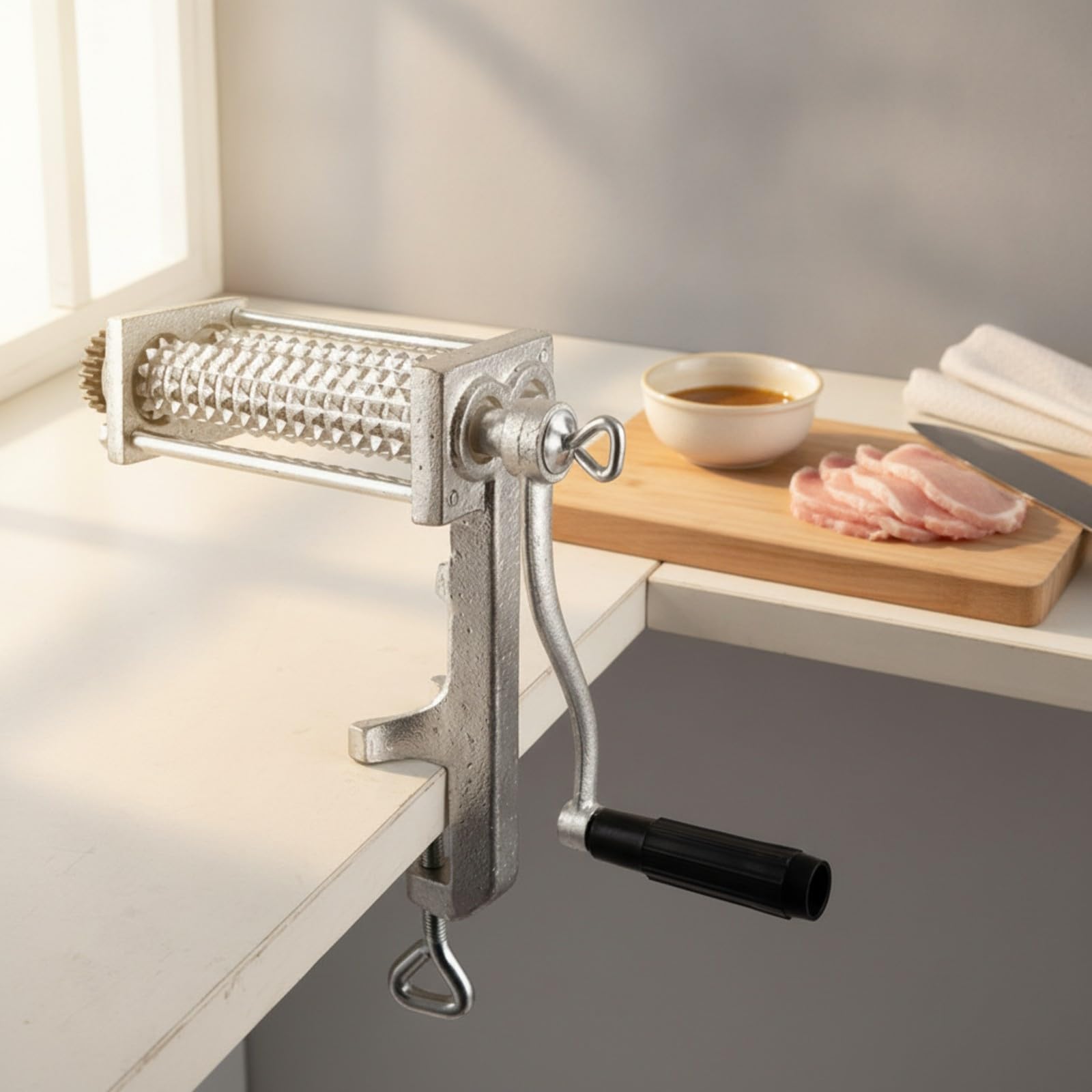 Tenderizzre di e Manuale Regolabile Tenderizzre Rulli Stabile Utensile da per Famiglie, Marinate, Arrostiti