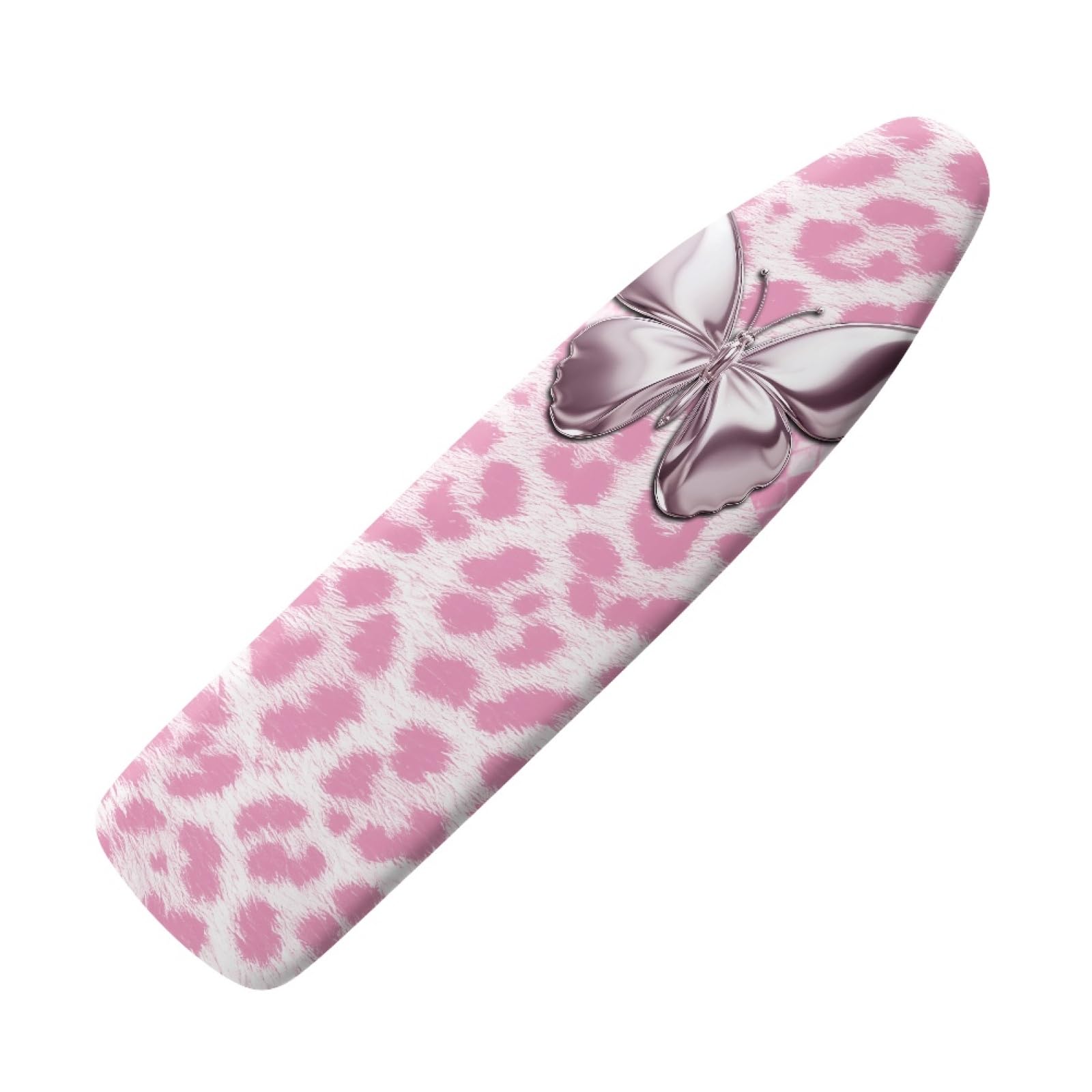 Housse table repasser coton 150x50 universelle rose pour grand plateau de fer