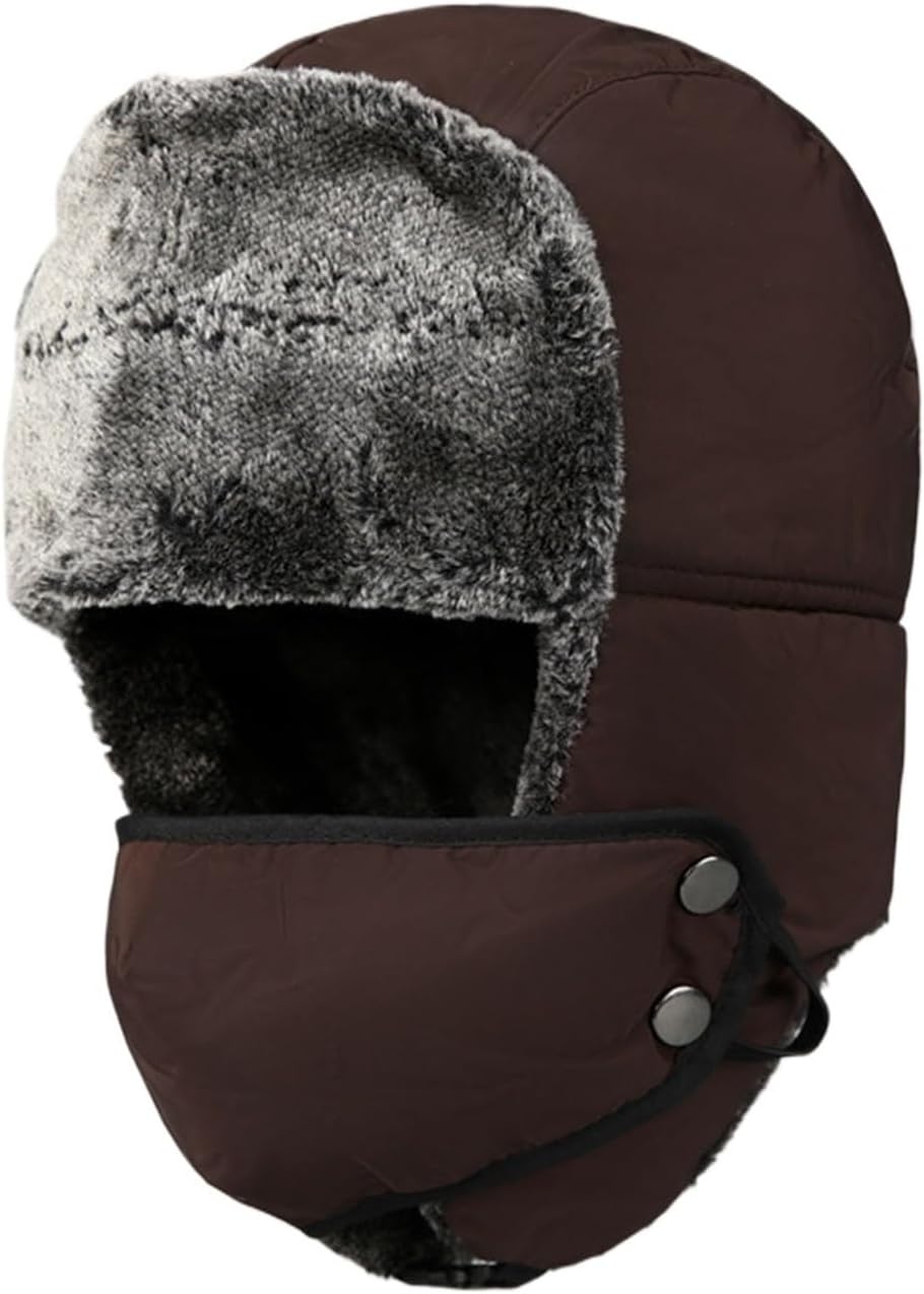 メンズ冬用防風・耐裂スキーキャップ