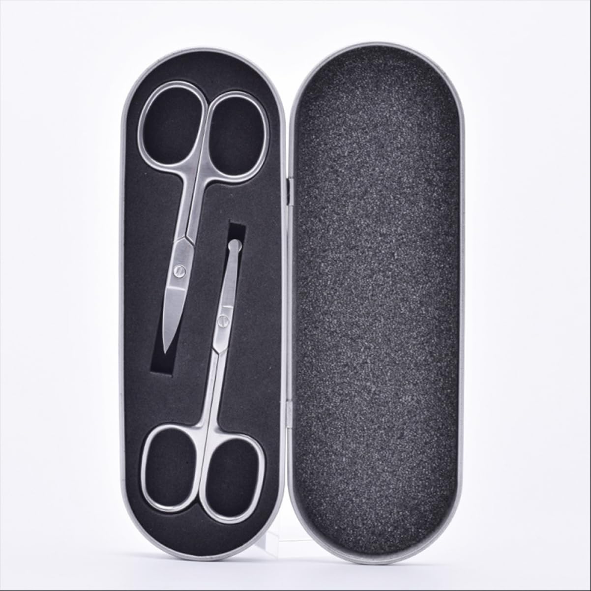 PACKOVE 6piezas Tijeras Inoxidable Para Cuidado De Cejas y Nariz Recortador De Facial Diseño Seguro y Práctico Para Hombres y Mujeres