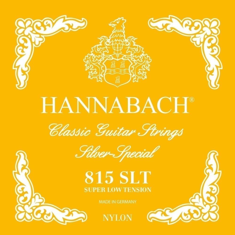 Hannabach 652507 Series 815 Silver Special Super Low Tension String Set for Classic Guitar - Gold
