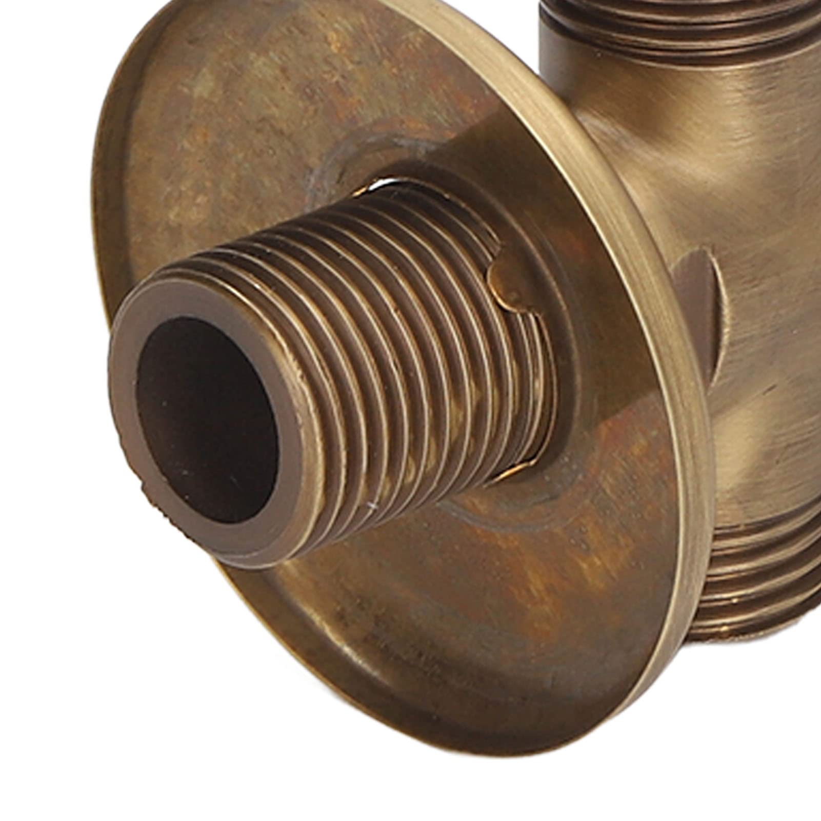 Valvola Triangolo Ottone Valvola A Triangolo In Ottone Antico 1/2G - Per Bagno E Cucina Stile Retrò Valvola Bagno Cucina