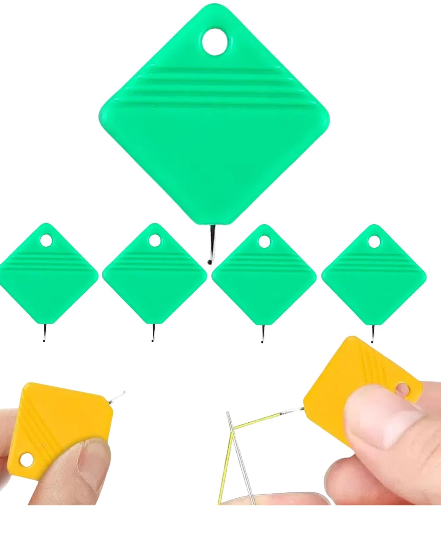 Needle Threaders,2025 New Upgraded Automatic Needle Threaders for Hand Sewing,Sewing Machine Needle Threader Tool,Sewing Supplies Tool,Embroidery Floss,Sewing Thread Threading Device (1)