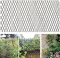 GLANT Lattice Fence Willow Expandable Plant Climbing Lattices Trellis Fence,Open Screen Willow Fencing,Willow Expandable Trellis Fence (1)