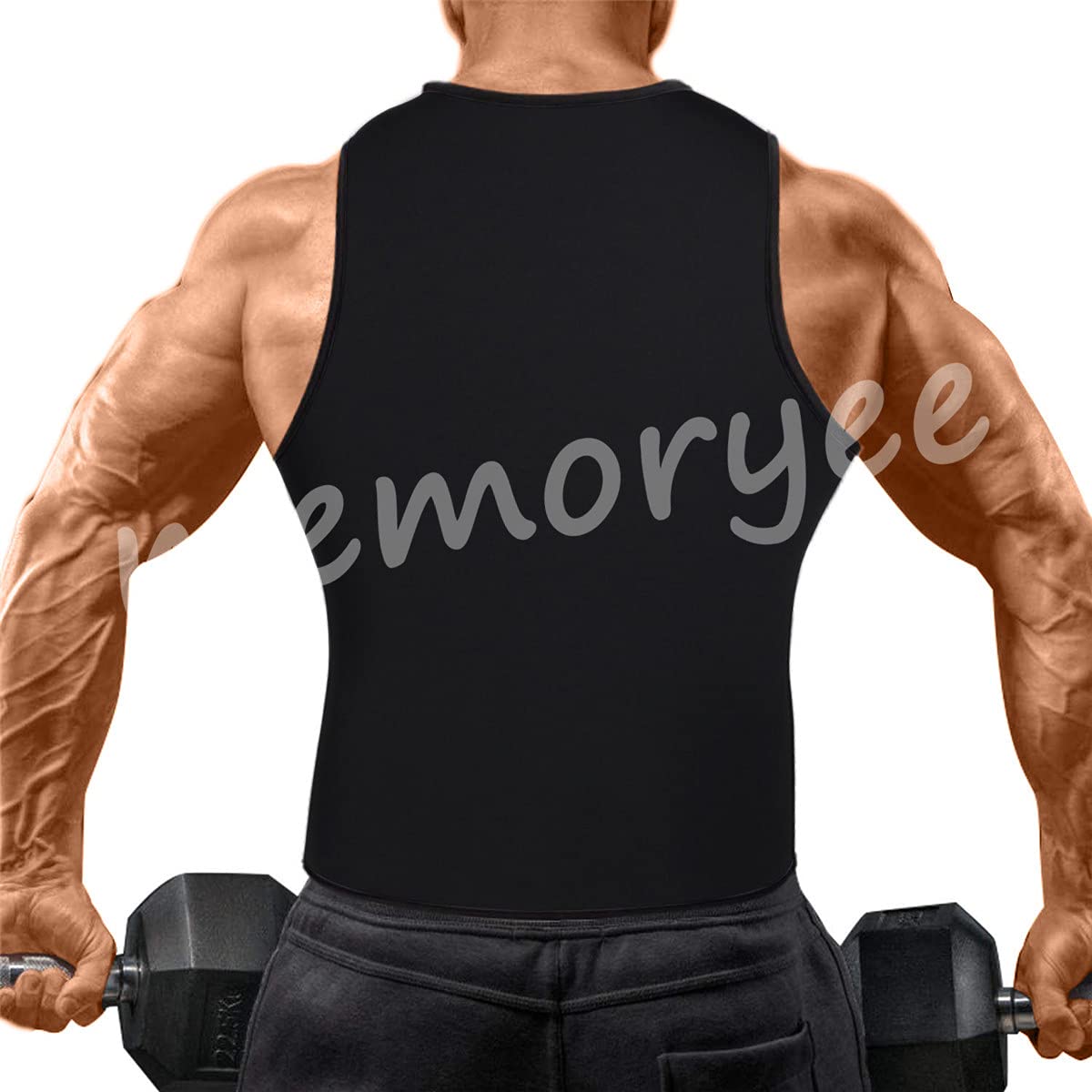 Memoryee Gilet Neoprene Body Shaper Tuta Sauna Allenamento Fitness Uomo