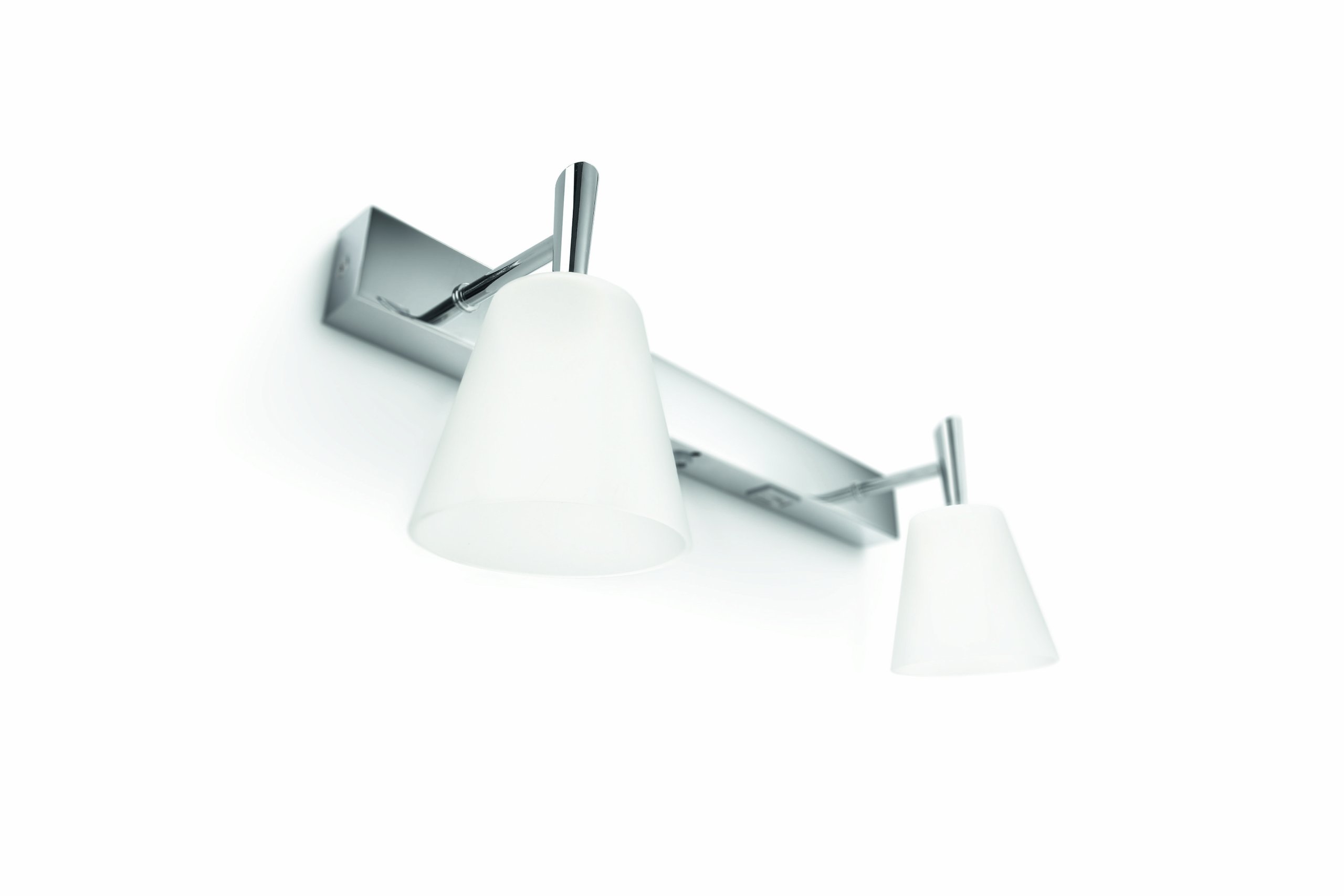 Philips Hydrate Badezimmer-Wandleuchte, Metall, chrom, 2 x 40 W, G9 40 watts 230
