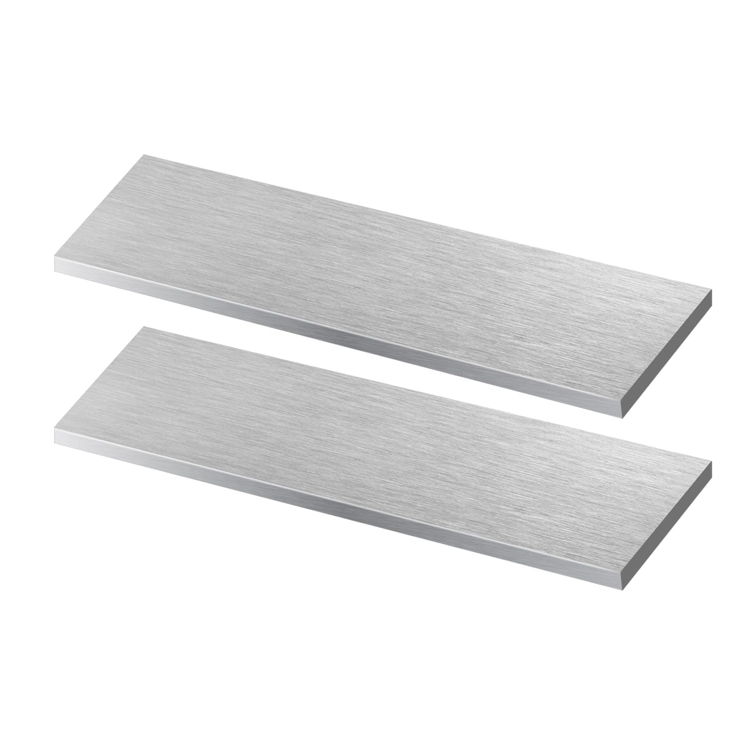 2Pcs Square Aluminum Flat Bar, 1/4" Thickness x 1" Width x 12" Length 6061 Aluminum Flat Plate, 5 x 25 x 305mm Solid New Mill Stock for DIY &