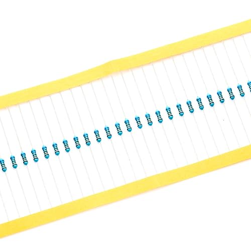 Vista 177 de Chanzon 100pcs 1/4W (0.25W) 33K Ω ohmios Resistencia fija de película metálica 0.01 ±1% Tolerancia 33KR MF Resistencias de orificio pasante