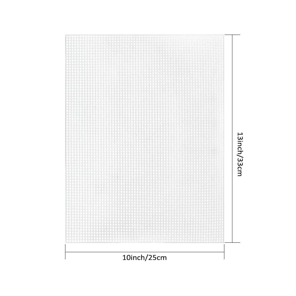 Buy Pllieay 36 Pieces Mesh Plastic Canvas Sheets Kit Including 30