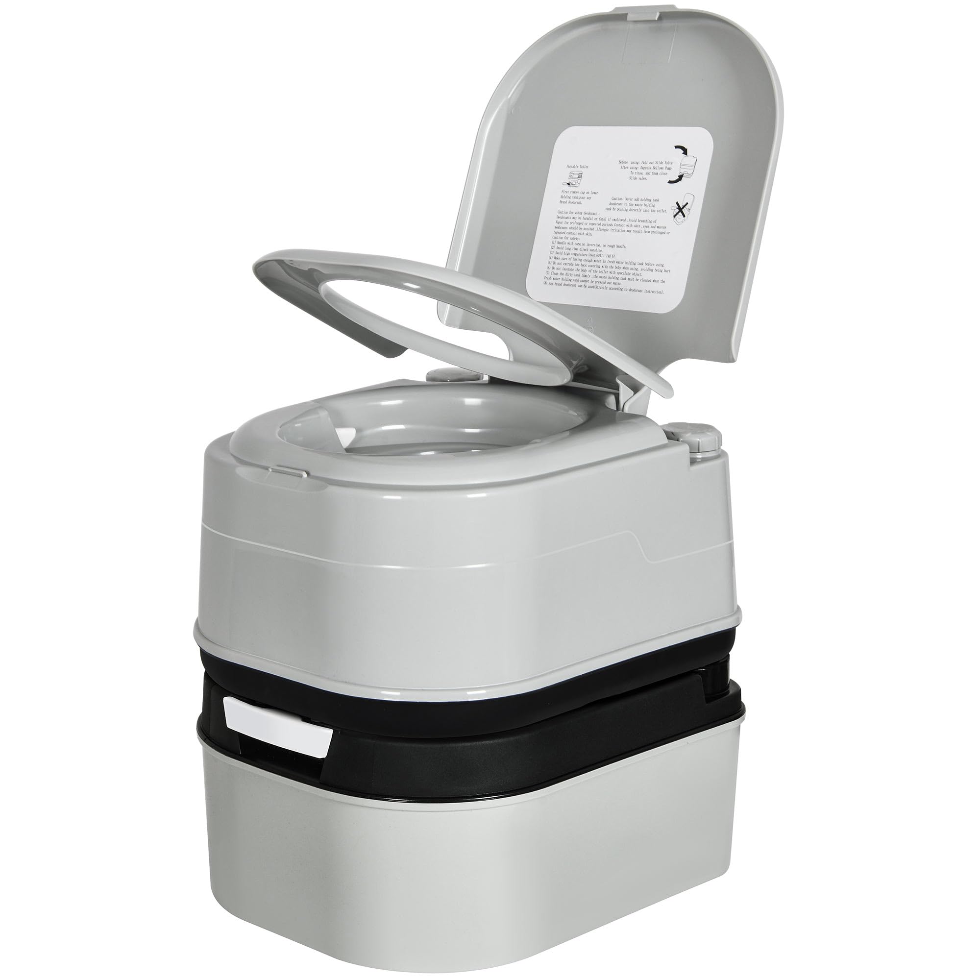 YITAMOTOR 6.34 Gal Portable Toilet Camping Porta Potty w/Paper Collection