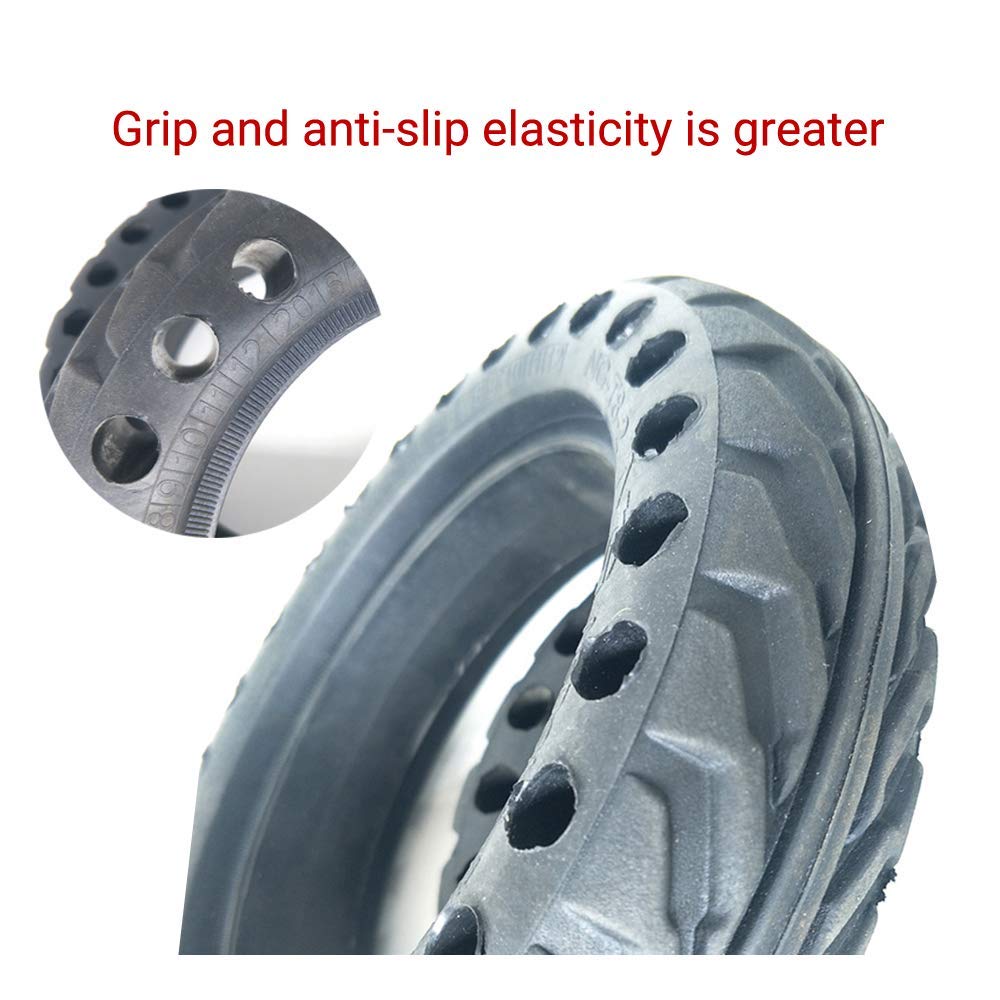 Neumático para Scooter eléctrico, 200 x 50, neumático de Panal a Prueba de explosiones, Antideslizante y Resistente al Desgaste, Amortiguador y Duradero, Adecuado para Ruedas de Motor de 8 pul