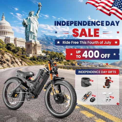 Image of 2026 eAhora Romeo Pro 3 /2 52-46 Mph Electric Bike for Adults, 6000W /4000W /2500W Dual Motor Ebike 60V 80Ah /52V 70Ah Battery 235+Miles Long Range, 26*4.0 inch /20*4.5 inch Fat Tire, Full Suspension, All Terrain