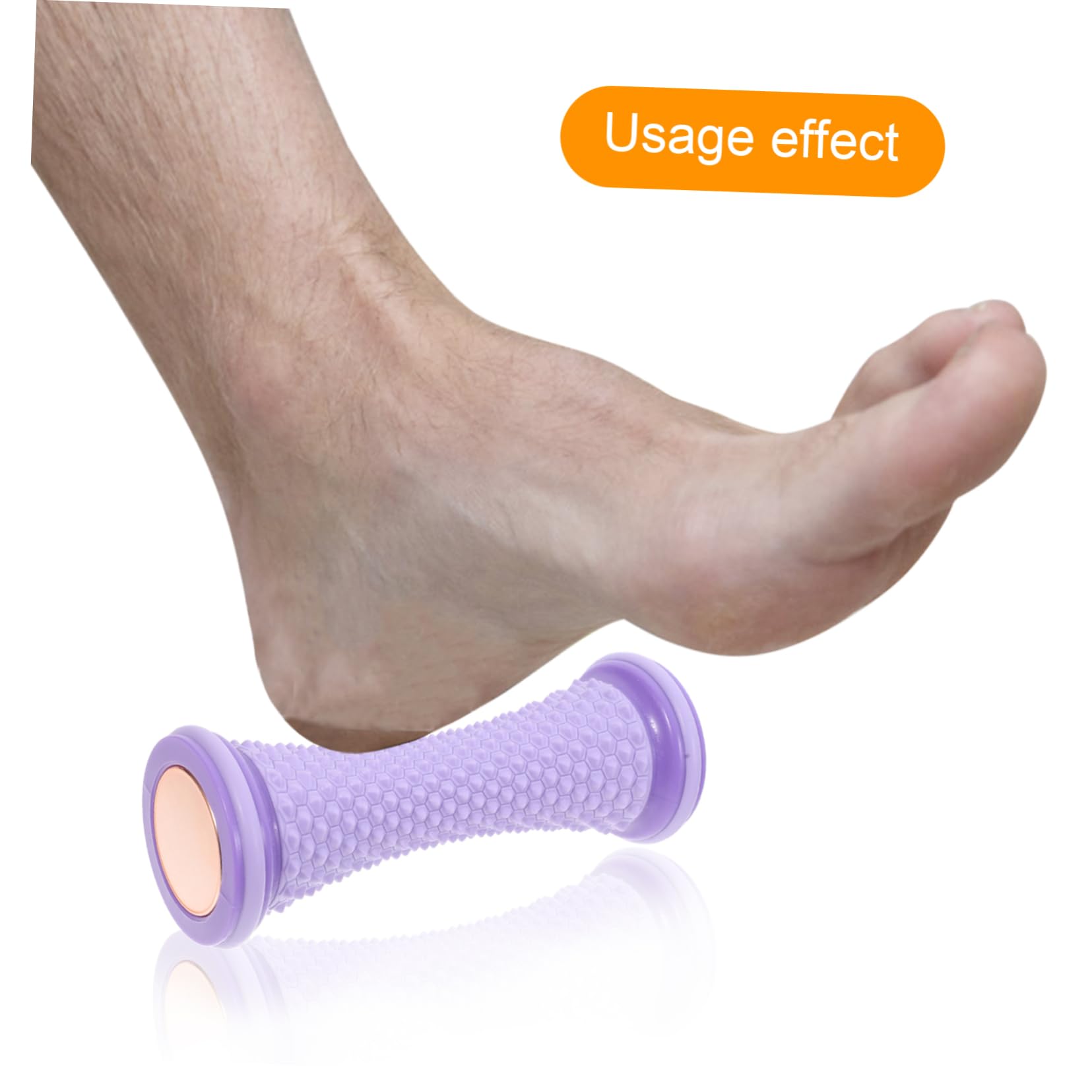 Healeved 2 Stück-pack Tragbare Fußsohlenmassagerolle aus Tpr und Pvc Multifunktionales Fußmassagegerät mit Mehrfachmassage Techniken für Entspannung und Fersenschmerzen