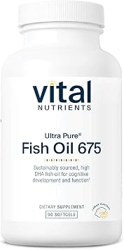 Vital Nutrients Ultra Pure Fish Oil 675, 90 Softgels