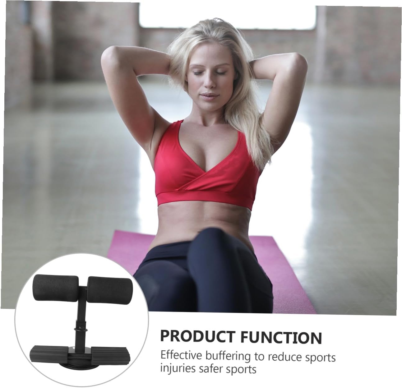 Suction Cup Tensioner Sit up Pedal Steppers for Exercise Workout Equipment for Women Mini Stepper