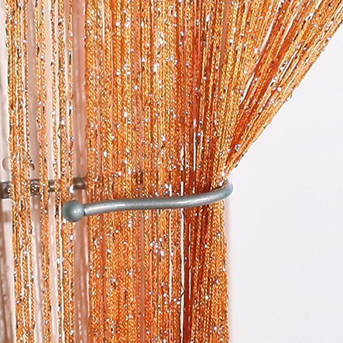John Aird Jazz Glitter String Curtain Panel (Orange) โ image 1