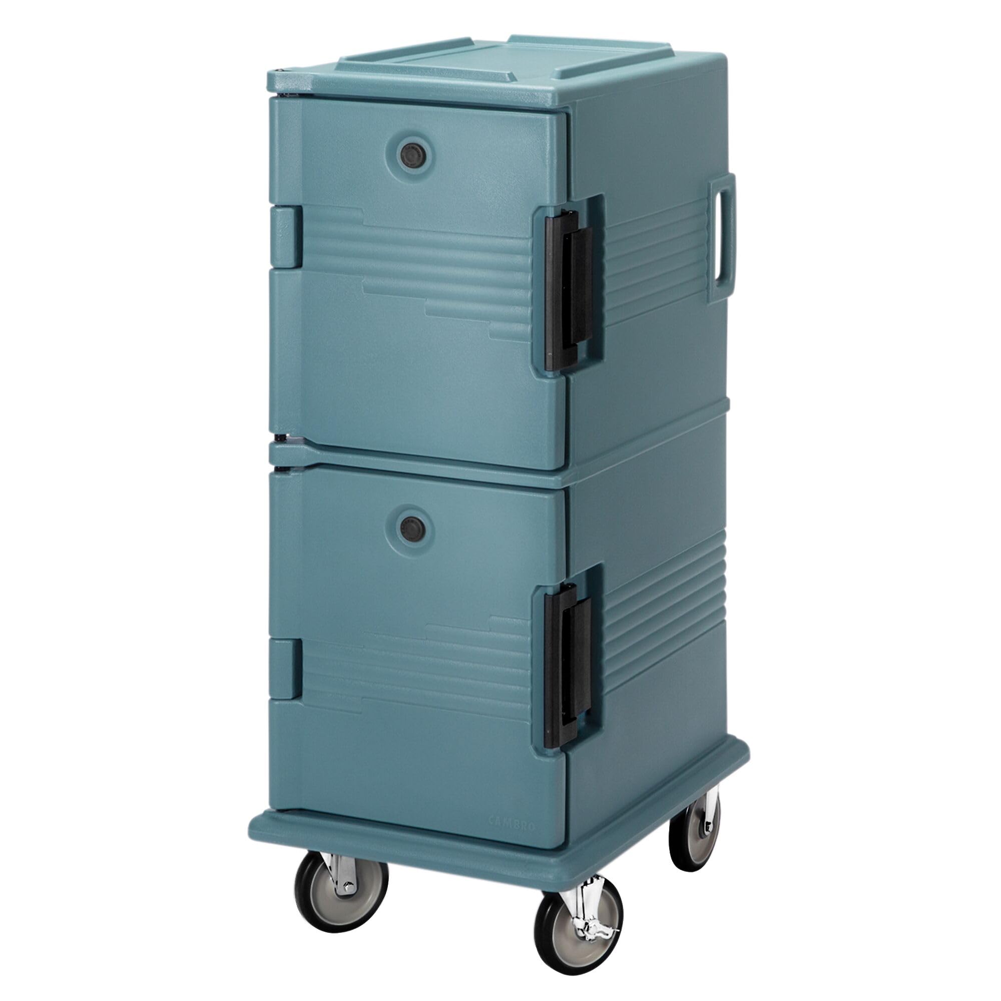 () Front-Load Food Pan Hold & Transport Cart - Ultra Camcart by Cambro – 54-Inch, 114.0 liters, Plastic, Slate Blue, Model UPC800401