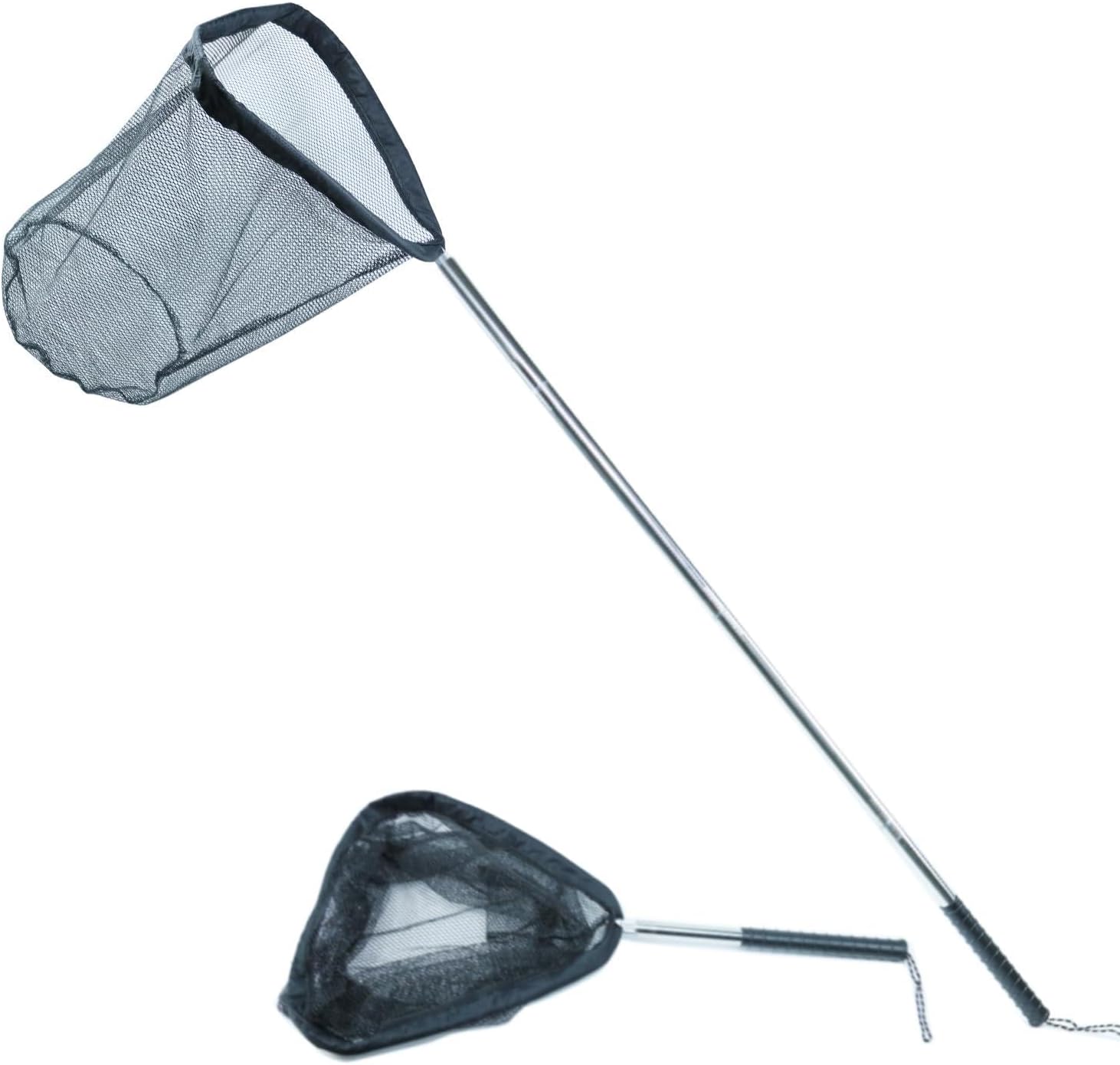 Catch net Small Animal Control net with Stainless Steel Splicing Handle Pole for Small Dogs Feral Cats Rabbits Chickens, Ducks Geese Fish Raccoons Poultry catching Wildlife nets