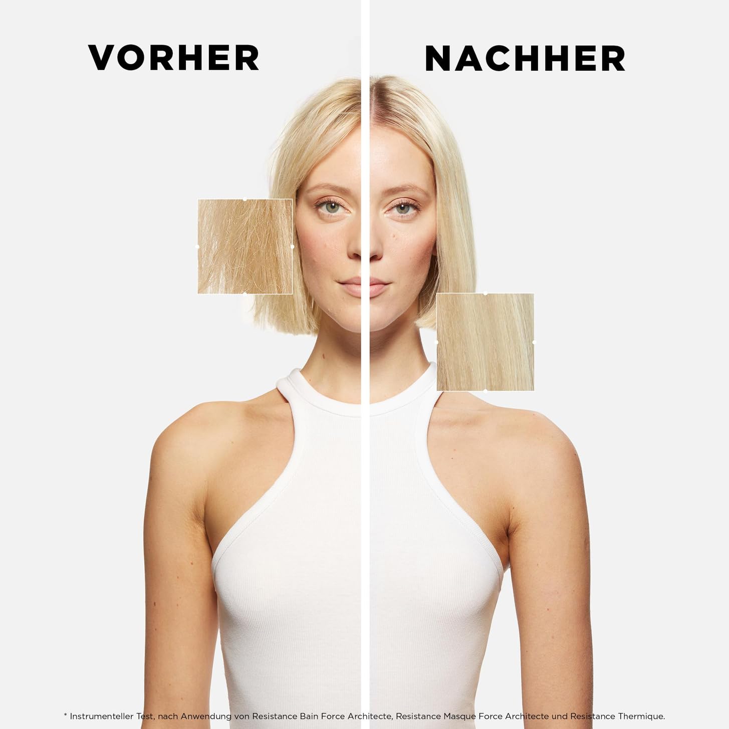 Kérastase, Résistance, Pflegeroutine mit Shampoo, Haarmaske und gratis Hitzeschutz als Probiergröße (50ml), Für geschädigtes und strapaziertes Haar, Aufbauend und stärkend