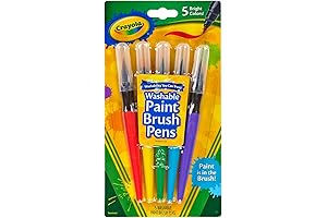 Crayola Brush Pens Painting Supplies: Revolutionizing Mess-Free Paint Sessions