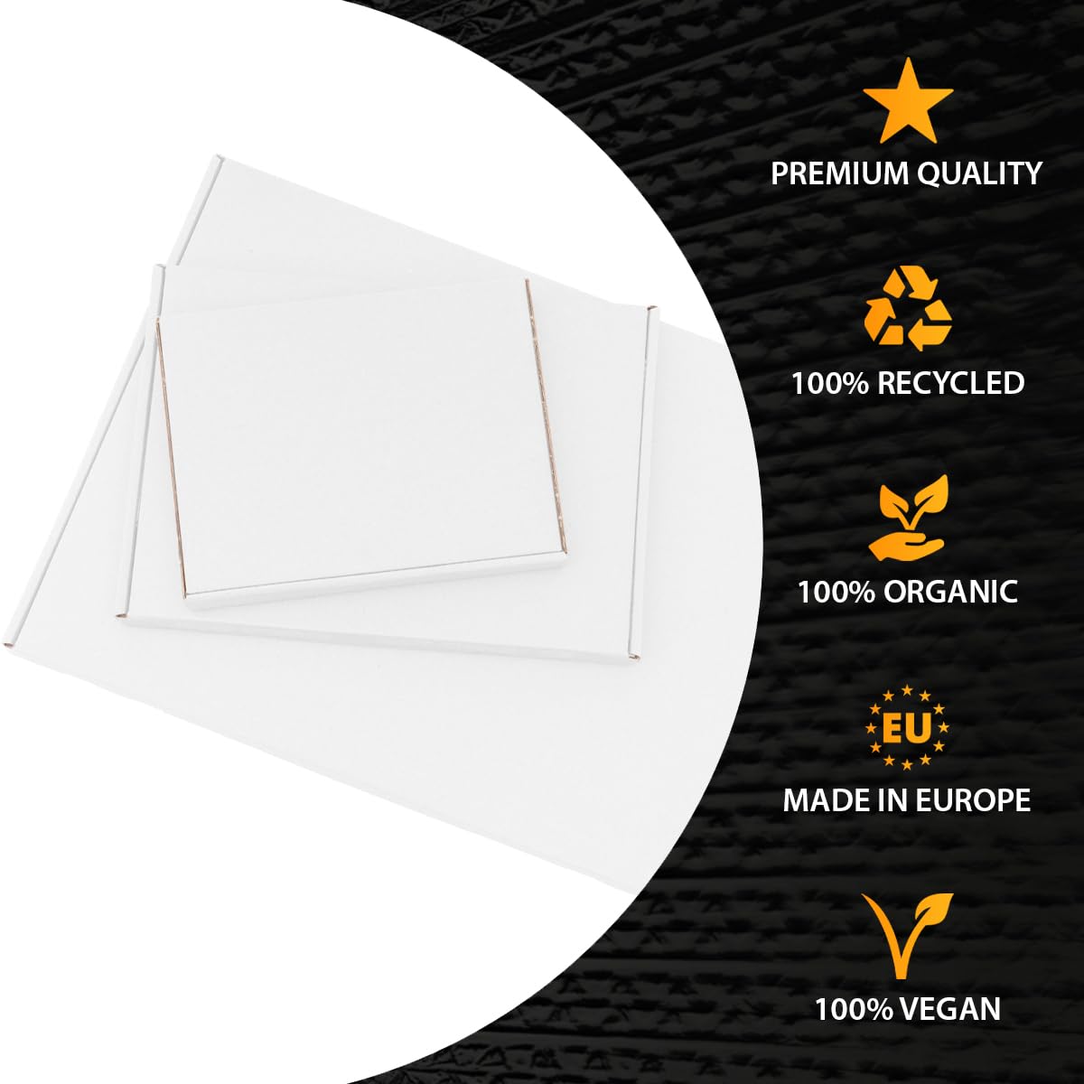 verpacking 300 Scatole fustellate bianche | scatole per spedizioni ultra piatte | 35 x 25 x 2 cm - GB 2 | formato A4 / B4