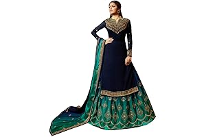 Embroidered Georgette Pakistani Dresses for Women: Graceful Style for Eid Celebrations