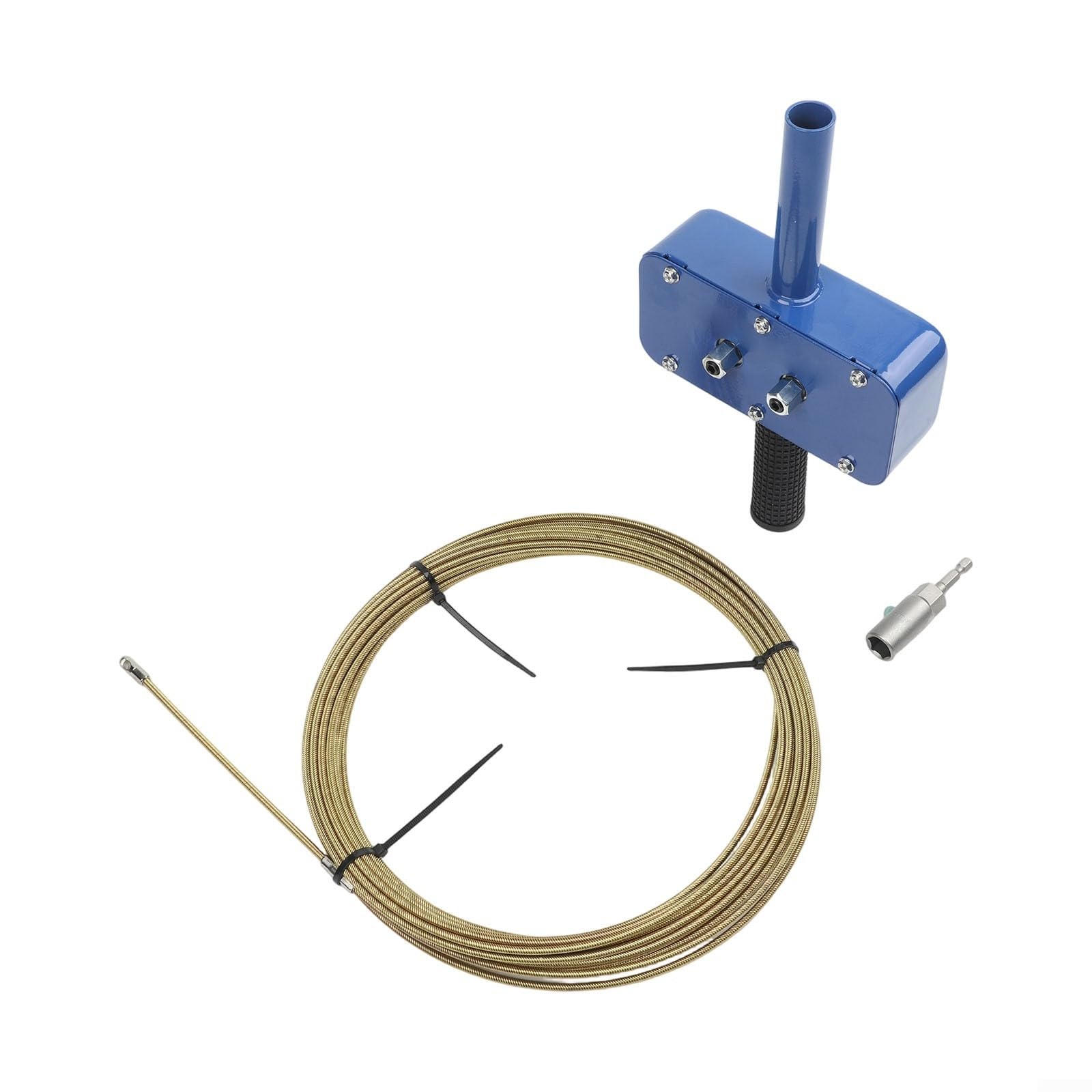 Extracteur de câble électrique : outil de filetage automatique et dispositif de pêche de conduit, équipement de câblage électrique en alliage pour projets muraux de bricolage et utilisation