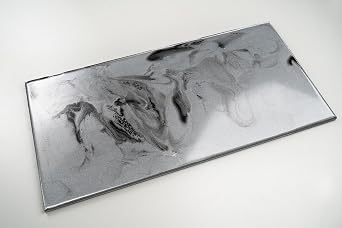 EPODEX Table Top Epoxy Resin, Metallic-Platinum Silver&DEEP Black - 3.19gal