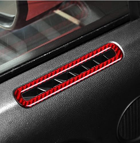 Miniatura 4 de GZXinWei Etiqueta engomada roja del respiradero del aire acondicionado de la puerta del coche de