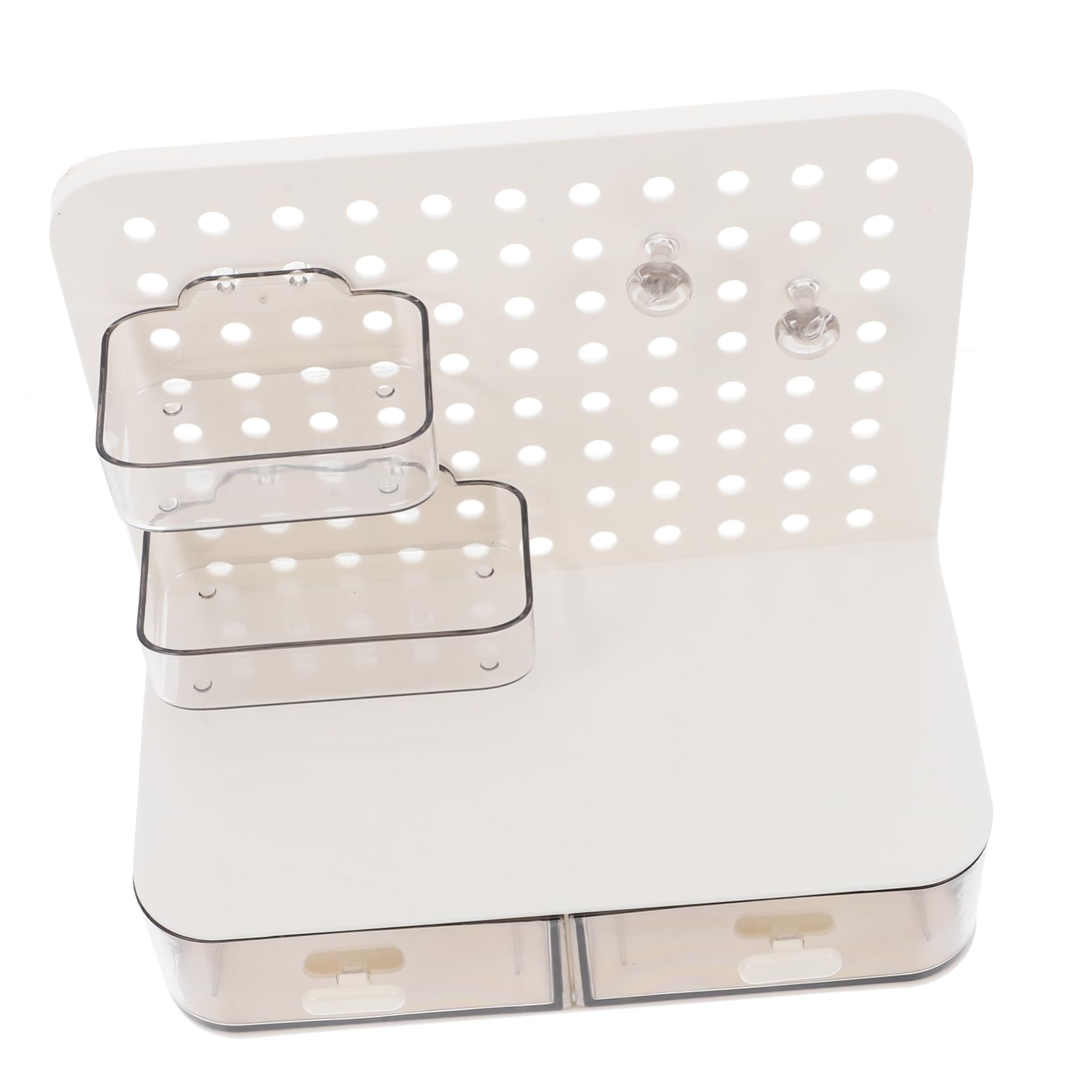 Organisateur de bureau et étagère pegboard iplusmile de rangement