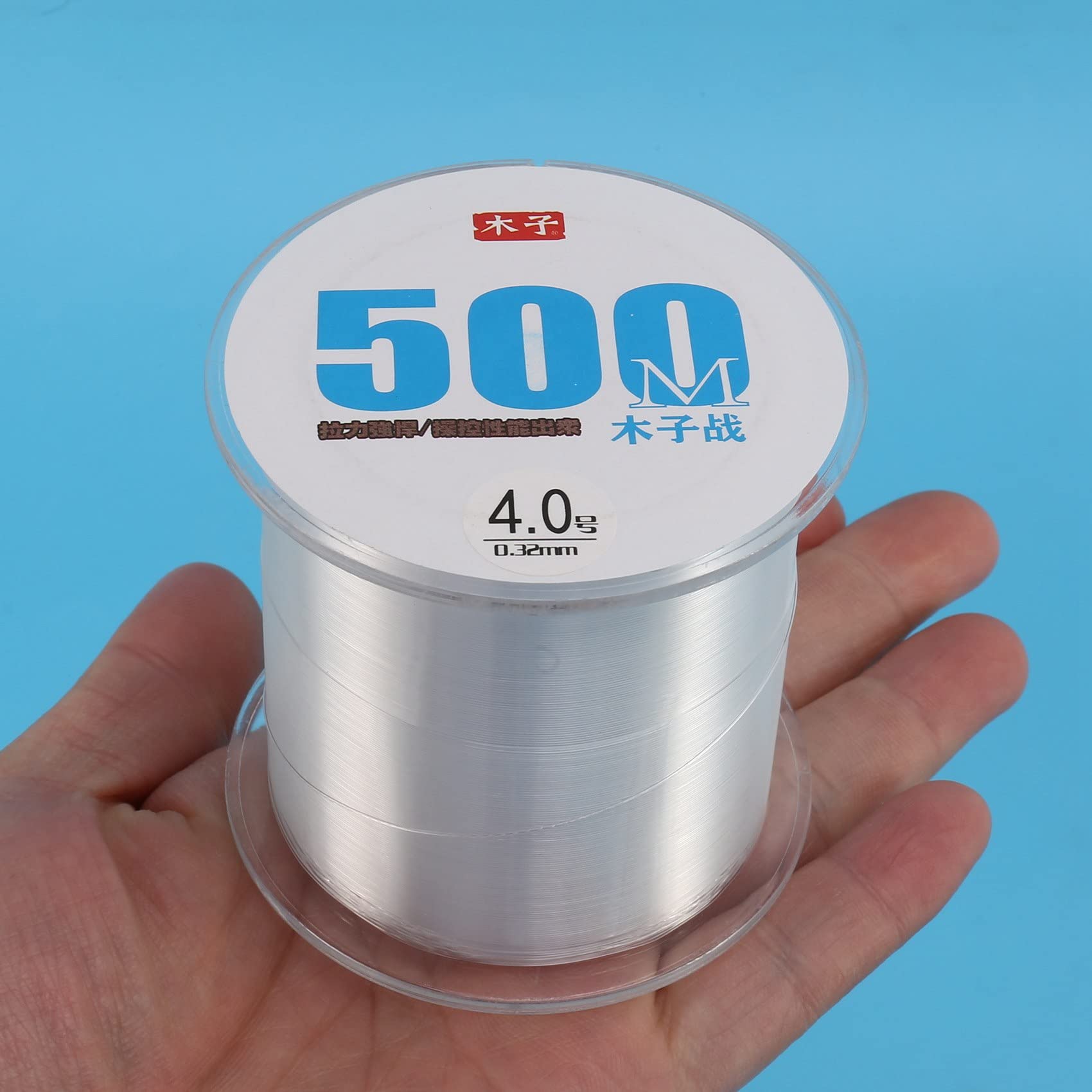 Amazon.co.jp: 500M 0.32mm強いモノフィラメントナイロン釣り