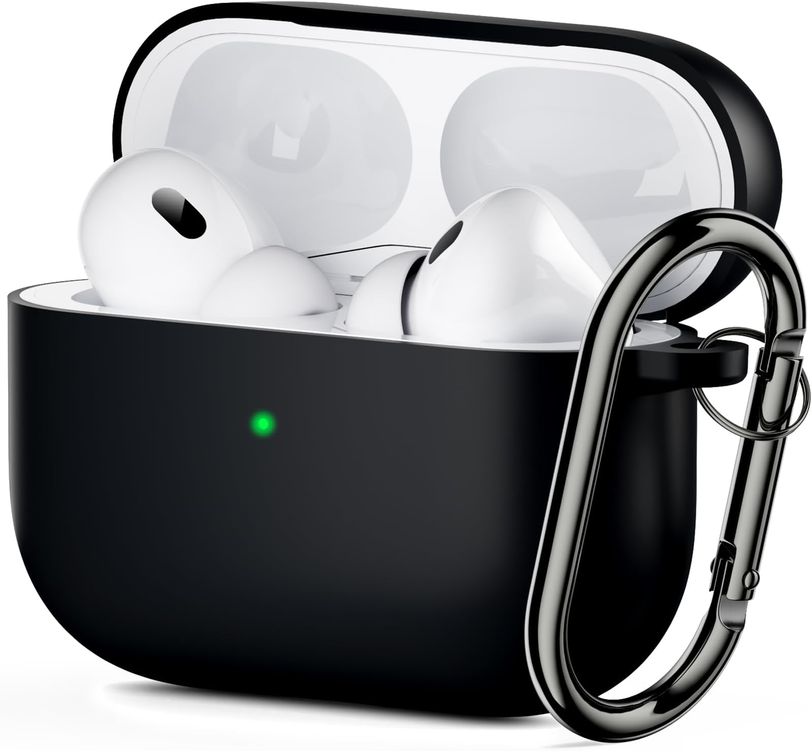 Coque AirPods Pro 3 (2025) En Silicone Avec Mousqueton - Protection LED Visible - Orange - 11