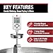 CDN Digital Candy Thermometer Long 8'' Stainless Steel Stem, Adjustable Pot Clip, Preset Candy Stages with Audio/Visual Alerts, Instant Read For Cooking, Deep Frying & Oil - DTC450