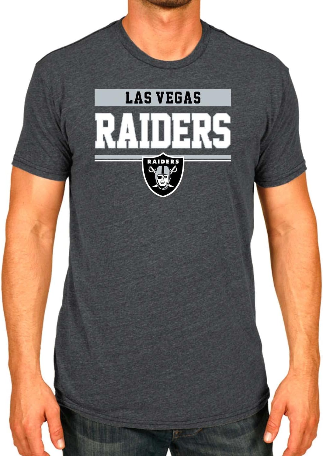 Team Fan Apparel NFL Adult Team Block Tagless TShirt