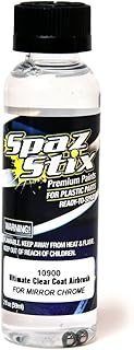 Ultimate Clear Coat Airbrush Paint 2oz - For Mirror Chrome