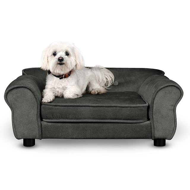 MG Design Sofá para Mascotas en Gris Oscuro