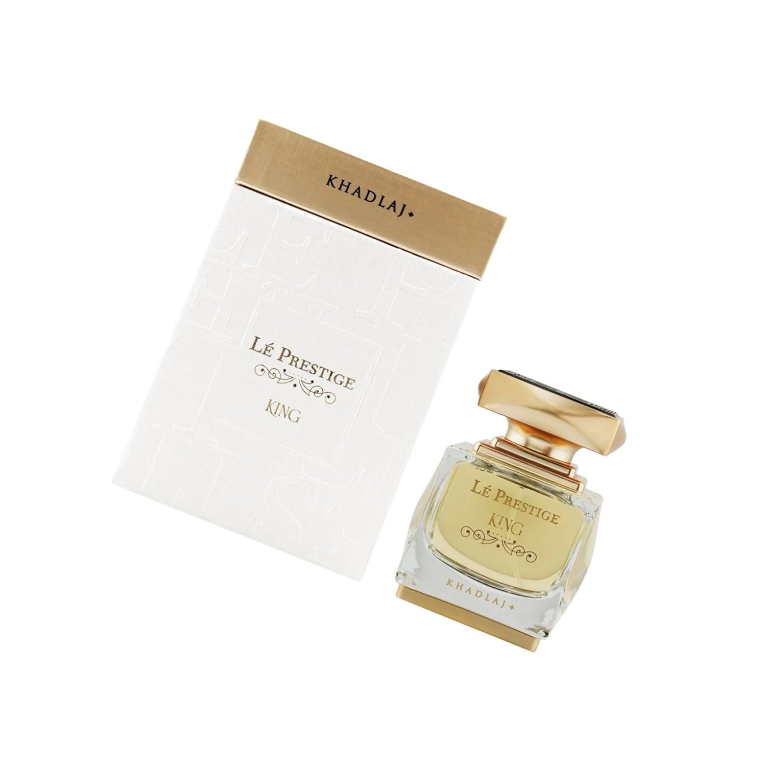 Khadlaj Le Prestige King Eau De Parfum Spray for Men, 3.4 Ounce