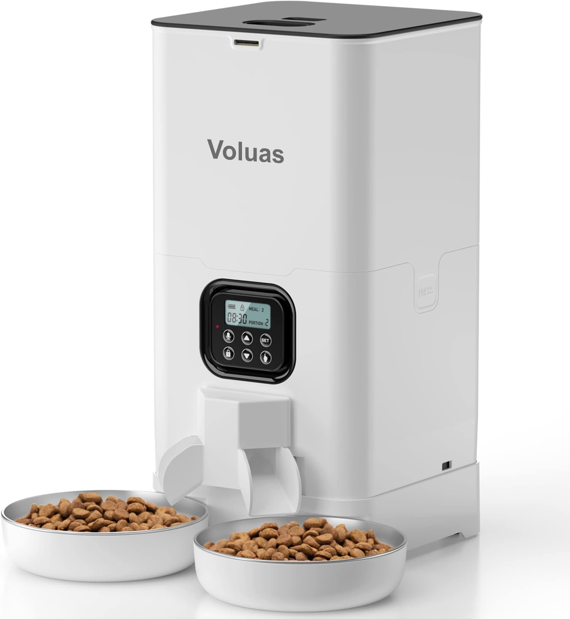 Espelho Automatic Cat Feeder 5L Timed Cat Food Dispenser