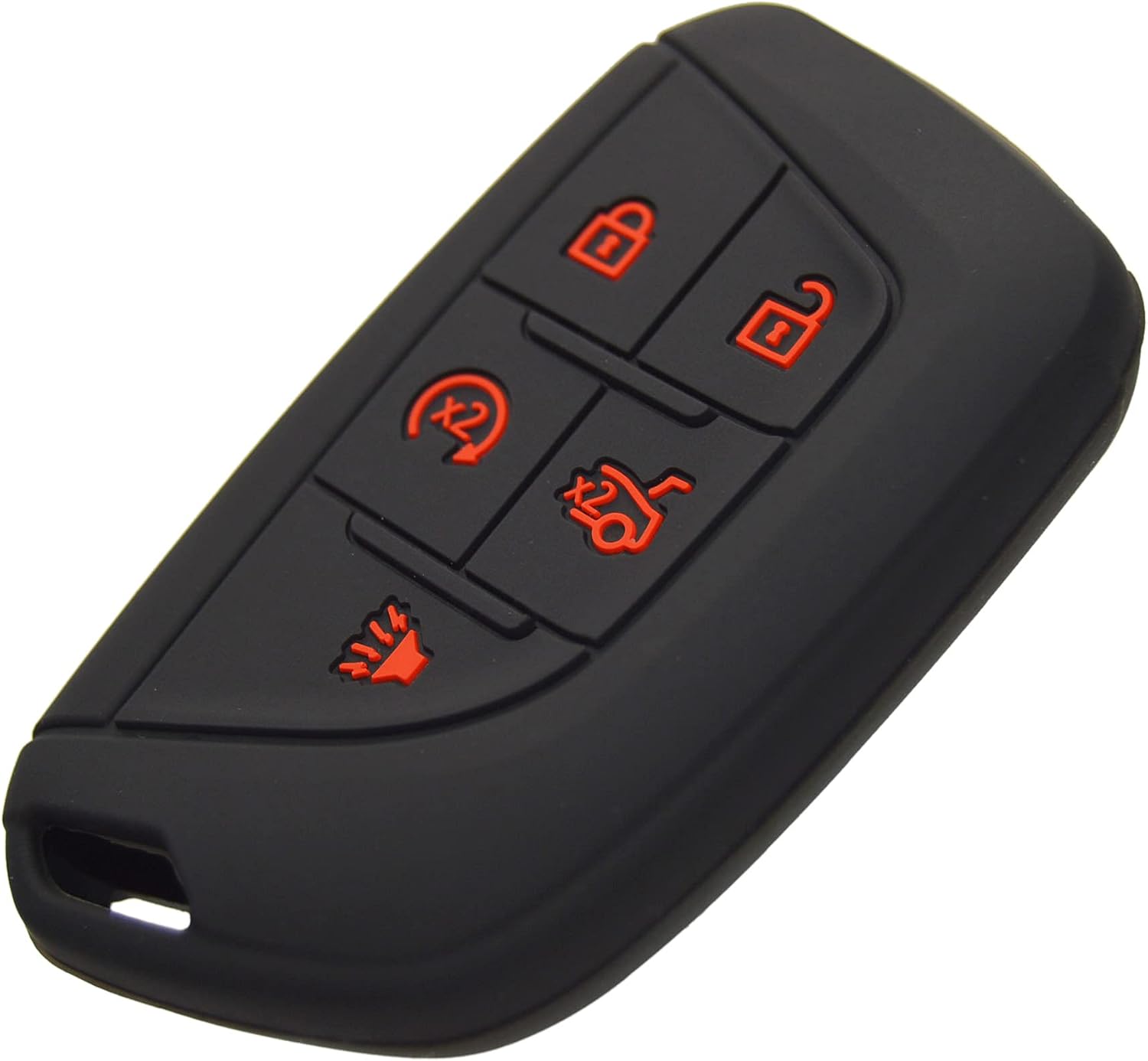 Silicone 5 buttons Key Fob Cover Case Protector for 2020 2021 2022 2023 2024 2025 Cadillac CT4 CT5 CT6 V XTS XT4 XT5 ATS