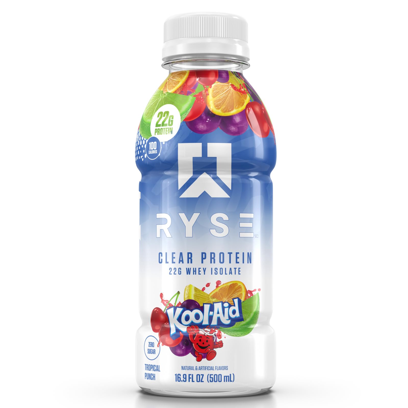 Clear Protein RTD, Kool Aid Tropical Punch, 12 Pack